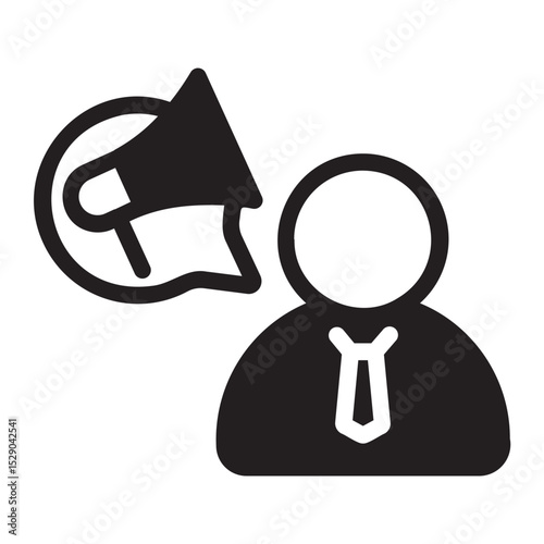 democracy glyph icon