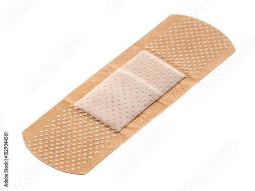 Adhesive Bandage for First Aid Wound Care Isolated on transparent background, Isolated Png, Isolated on transparent background, Isolated Png file, Cut-out, No Background, Isolated object photo