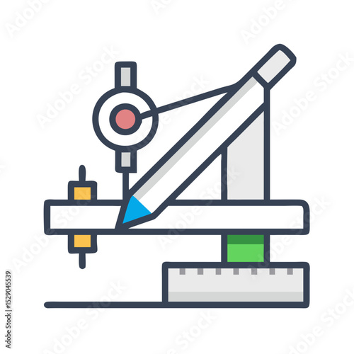 Design & Drawing Tools icon set  computer programs, process production, perception, explore ideas and designers.