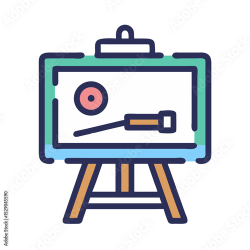 Design & Drawing Tools icon set  computer programs, process production, perception, explore ideas and designers.