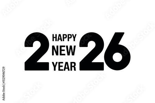 Happy new year 2026 celebration festive holiday