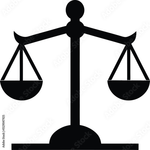 Scales of Justice Balance, Equality, and Law Icon