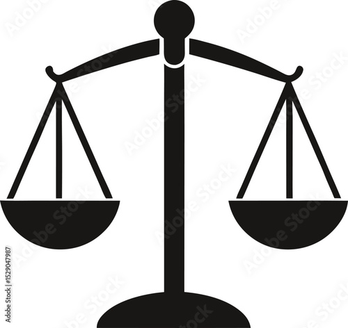 Scales of Justice Symbol of Balance, Equality, and Law