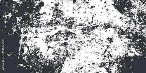 Modern black and white grunge. Distress overlay texture. Abstract surface dust and rough dirty wall abstract simple