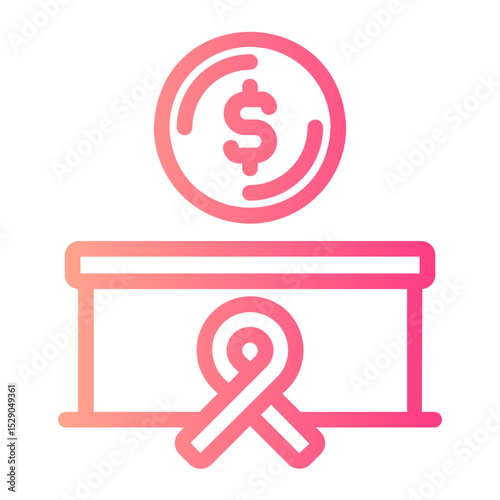donation gradient icon