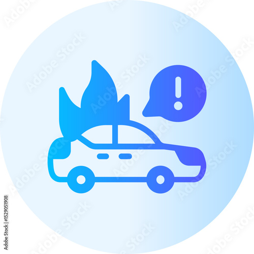 arson gradient icon