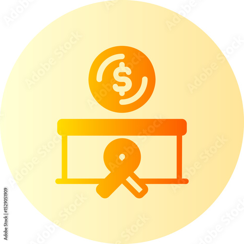 donation gradient icon