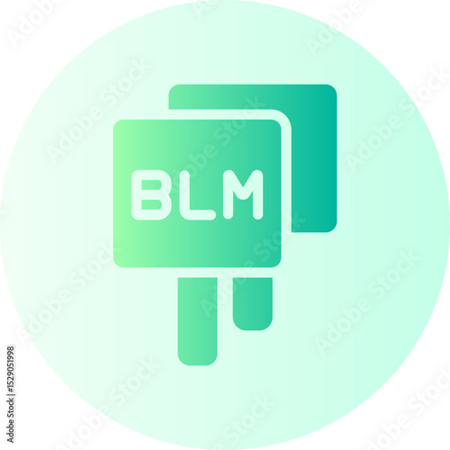 blm gradient icon
