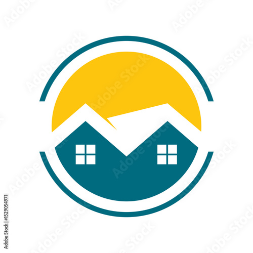 simple and elegant housing logo design