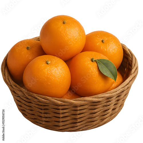 Oranges in Basket
