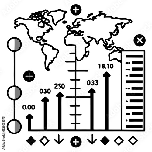 Map Scale Bar Styles - Essential Symbol Set"