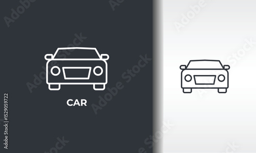 Car Vector, Icon Or Logo Sign Isolated Symbol Illustration