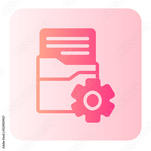 document gradient icon