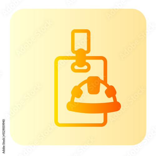 id card gradient icon