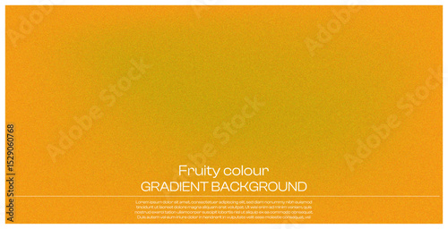 Gradient background: A visually arresting, gradient background seamlessly transitioning from yellow to orange, evoking a sense of fruity color.