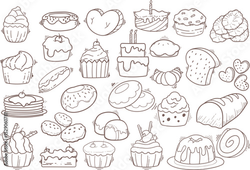 Cup Cake Vectors 