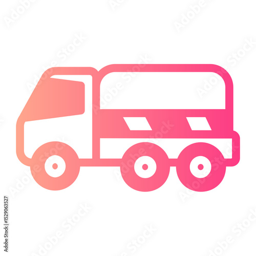 tank truck gradient icon