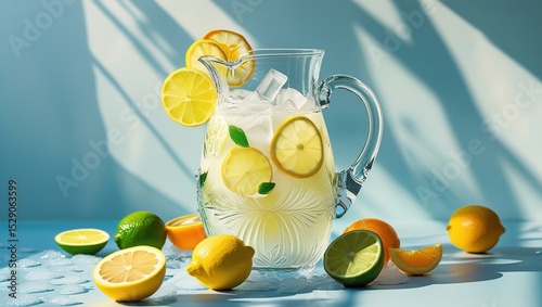 still life with lemon and lime