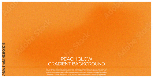 Peach Glow Gradient Background 