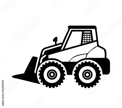 Skid steer loader icon