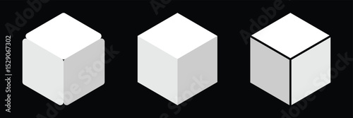 ice cube icon sign vector