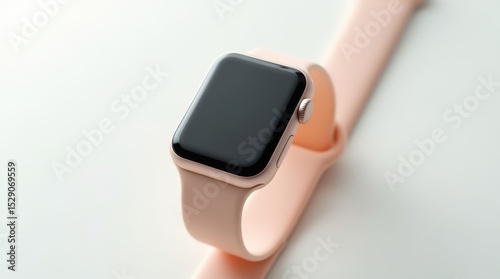Smartwatch with slim silicone band