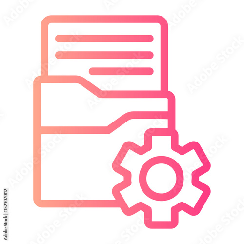 document gradient icon