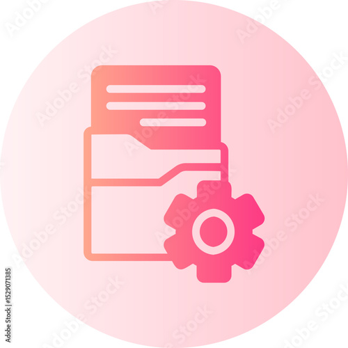 document gradient icon