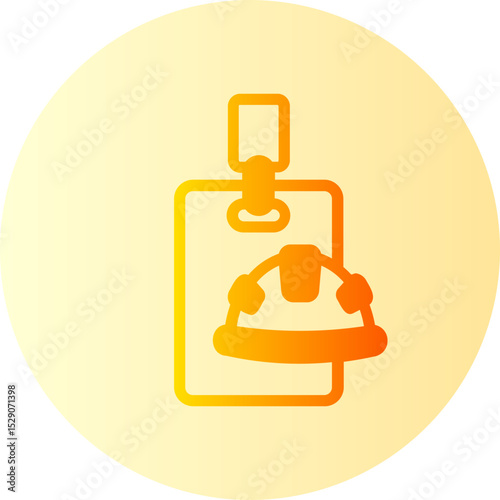 id card gradient icon