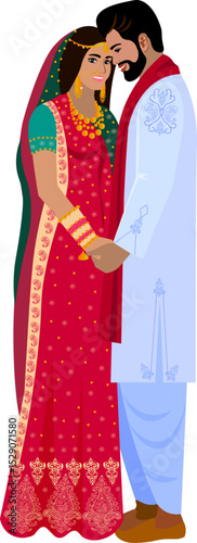 couple wedding sherwani indian