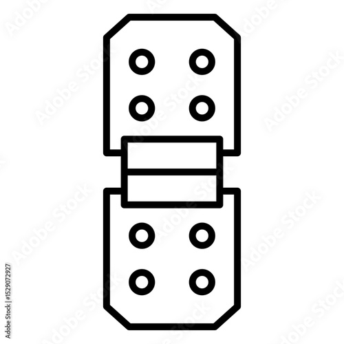 Hinge Icon Featuring Door Hardware
