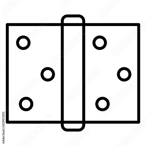 Hinge Icon Featuring Door Hardware