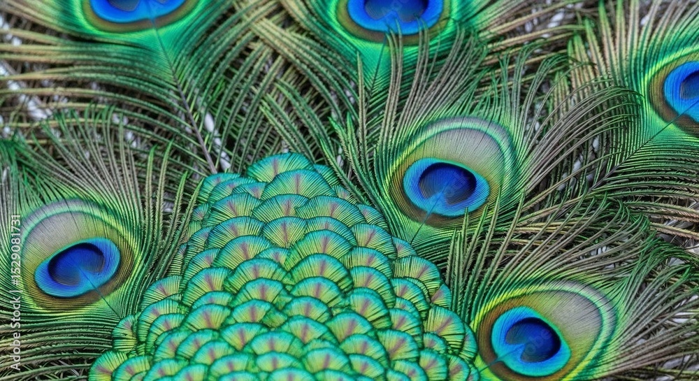 Fototapeta premium peacock feathers