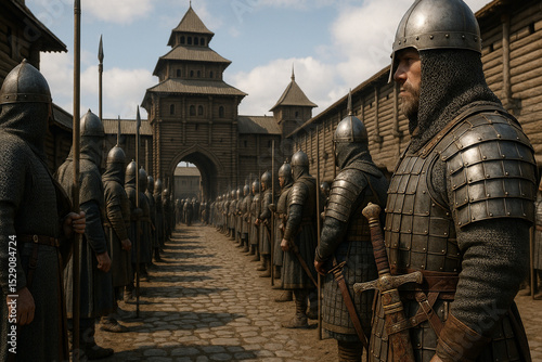 ceremonial formation of knights