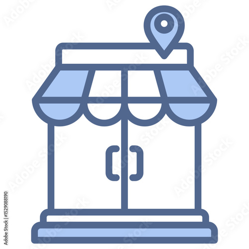 Store Blue Icon