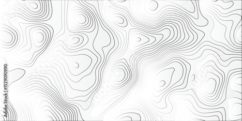 Generate a grayscale abstract vector illustration featuring flowing contour lines. The background should be a light gray or off-white. Thin, slightly darker gray or white lines should weave across.