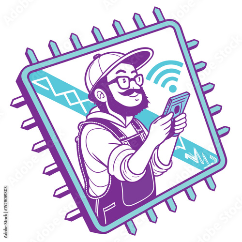 Tech Support Dad Badge