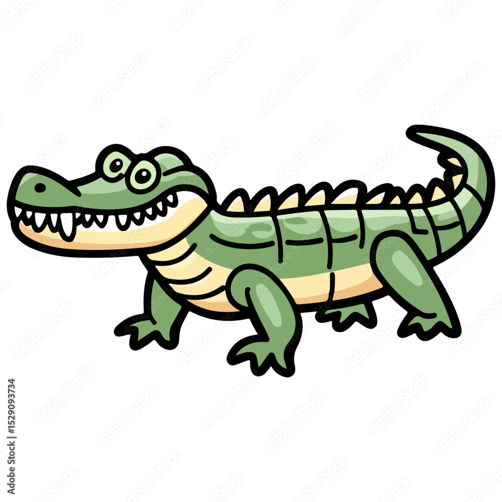 Fototapeta premium crocodile, reptile, vector, transparent background, creature, animal, isolated, nature, alligator, amphibian, wildlife, zoo