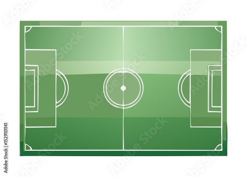 Soccer Field Bright Sky View