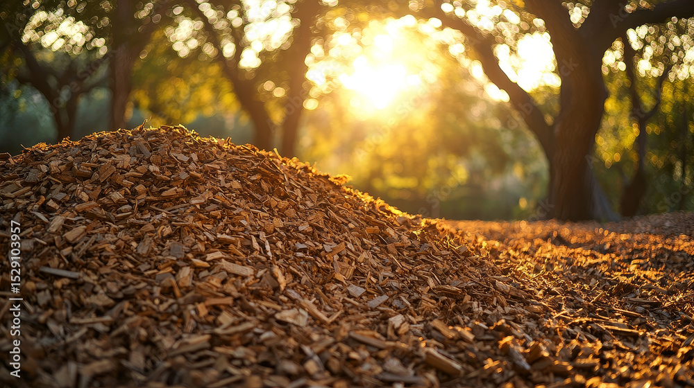 Obraz premium recreation, background, woodchips, fresh, bath, health, natural, light, life, leisure, landscape, japan, images, green, healing, oil, forest, essential, environmental, environment, effects, bathing, b