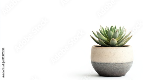 Succulent in a ceramic pot