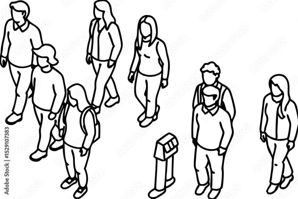 Simple Cartoons of Children Playing and Moving Simple Cartoons of Children Playing and Moving