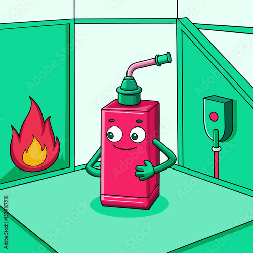 Fire safety corner