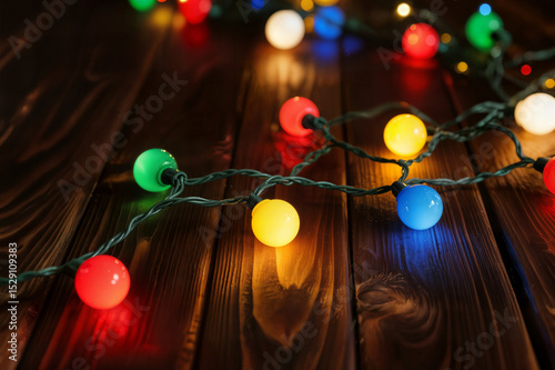 christmas background with lights and free text space christmas lights border glowing colorful christmas lights on black background new year christmas decor garland concept background