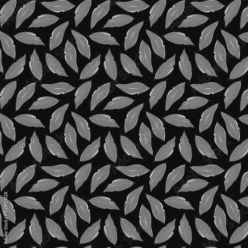 Seamless pattern glass transparent cherries leaves. Asset for stamp, flourish design, pattern, cards, montage or collage,for print, web. Vector botanical illustration