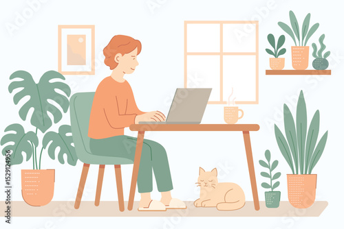 Cozy home office setup productivity tips for digital nomads embracing remote work
