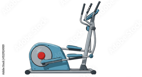 Isolated Elliptical Trainer