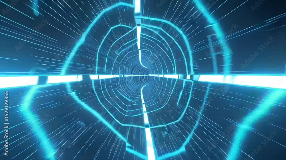 sci fi tunnel loop