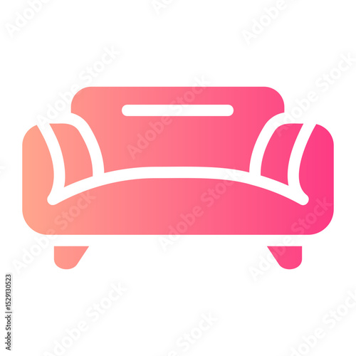 sofa Gradient icon