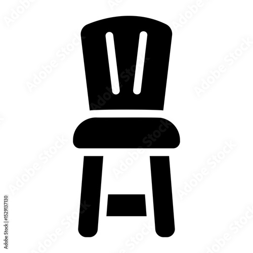 dining chairs Solid icon